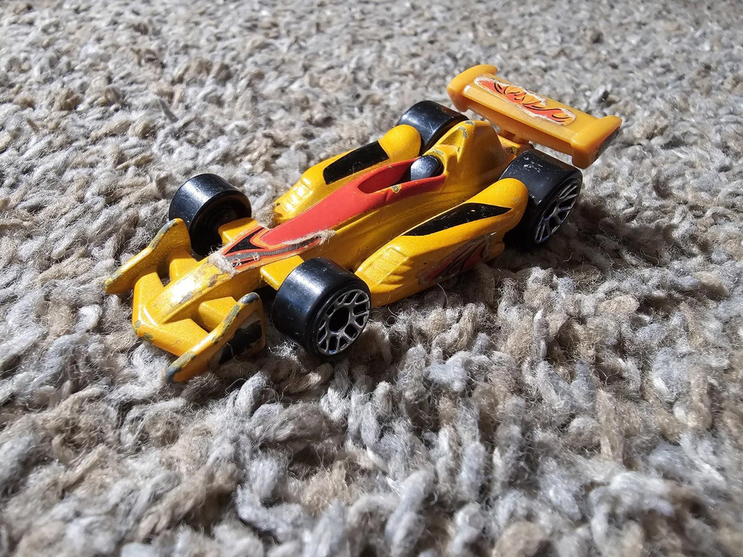 Hot Wheels McDonalds RACE Car Red Yellow Car 1/64 Scale Die cast