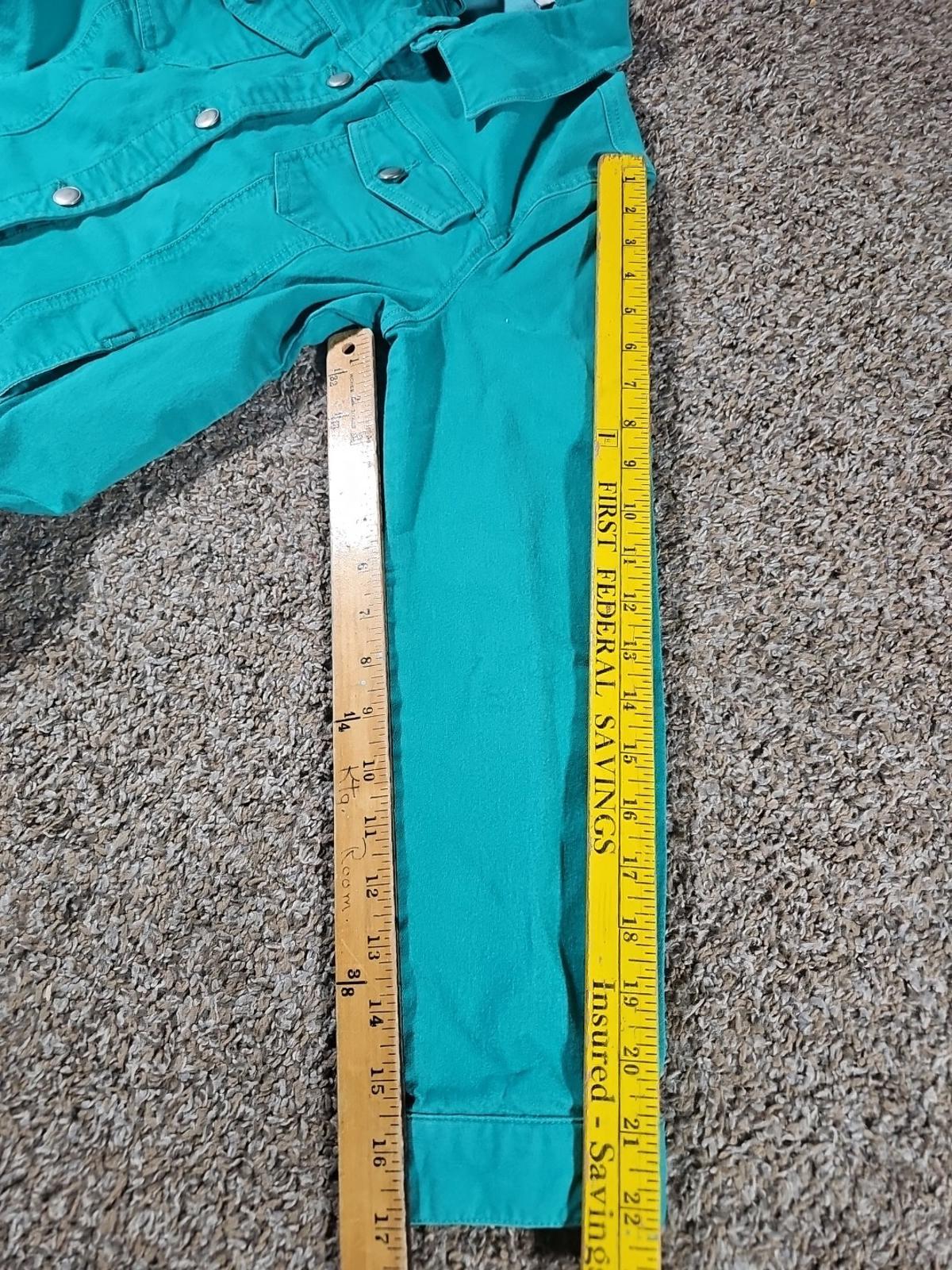 Tribal.Jeans Medium Turquoise Denim Jacket