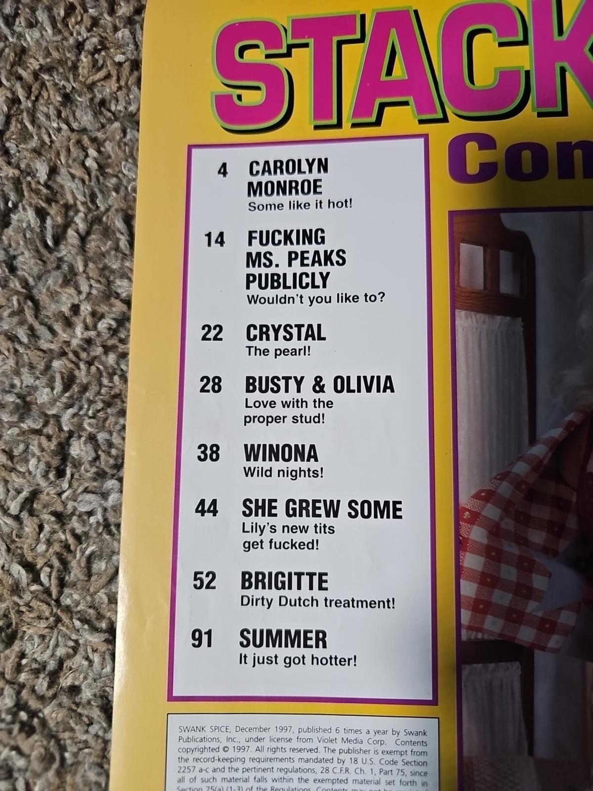 stacked Vintage magazine december 1997