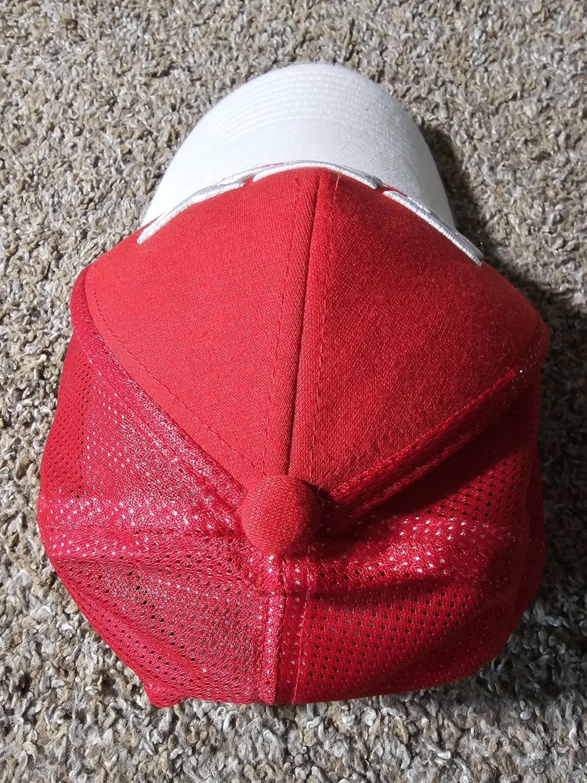 CCM Hockey Snapback Red White Hat