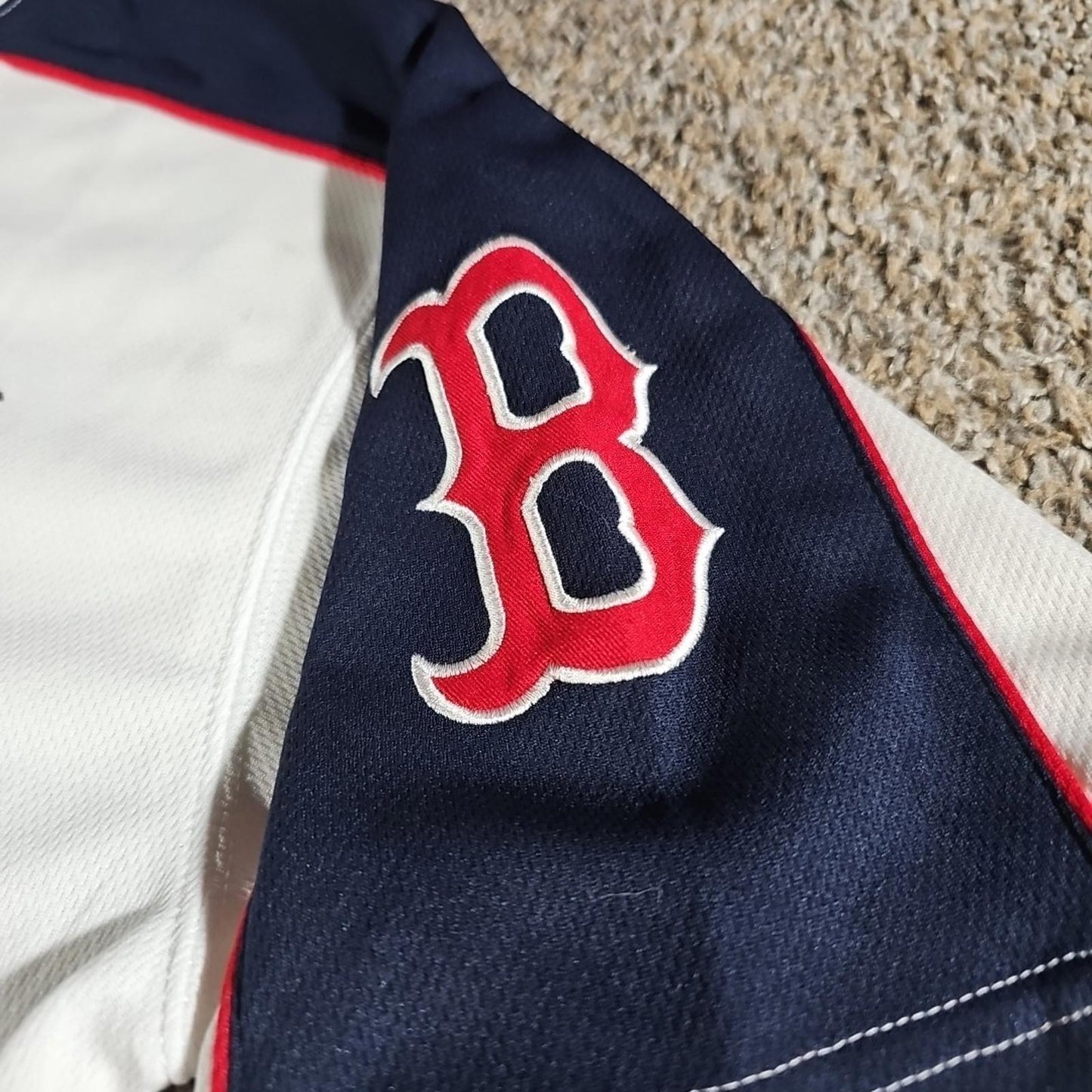 Stitches Boston Red Sox L Jersey Shirt #58 Papelbon