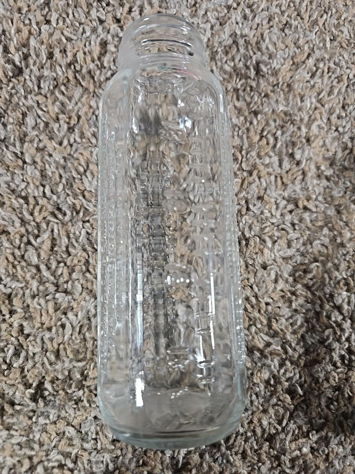 Evenflo Vintage Glass Baby Bottle 8 Ounces 8 oz Clear Nursery
