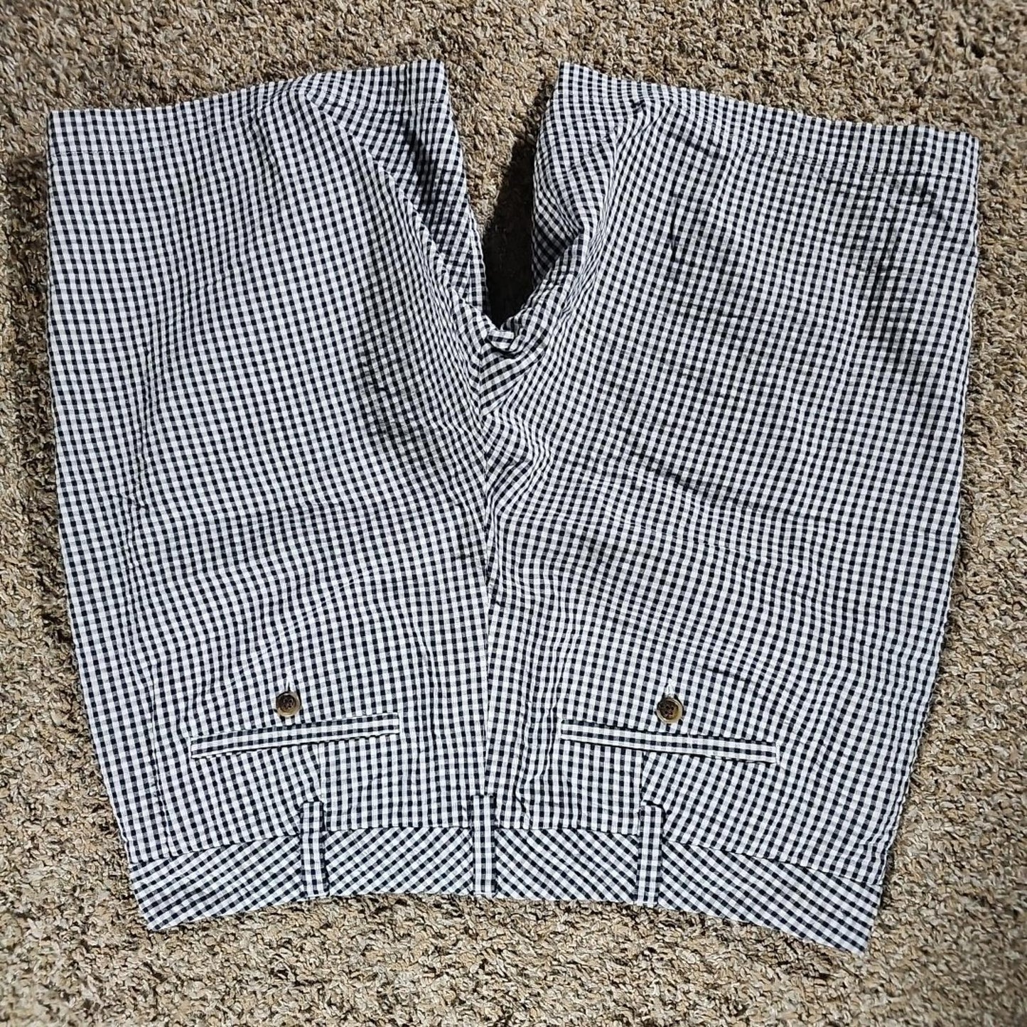 Lands End Fit 2 Sz 8 Checkered Shorts