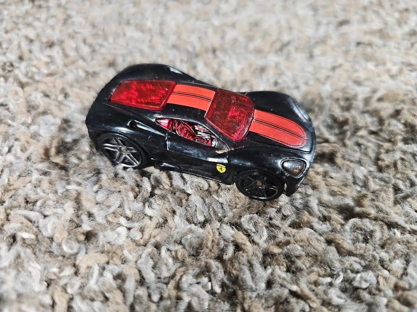 HOT WHEELS 2008 ALL STARS FERRARI 360 MODENA BLACK/RED DIECAST