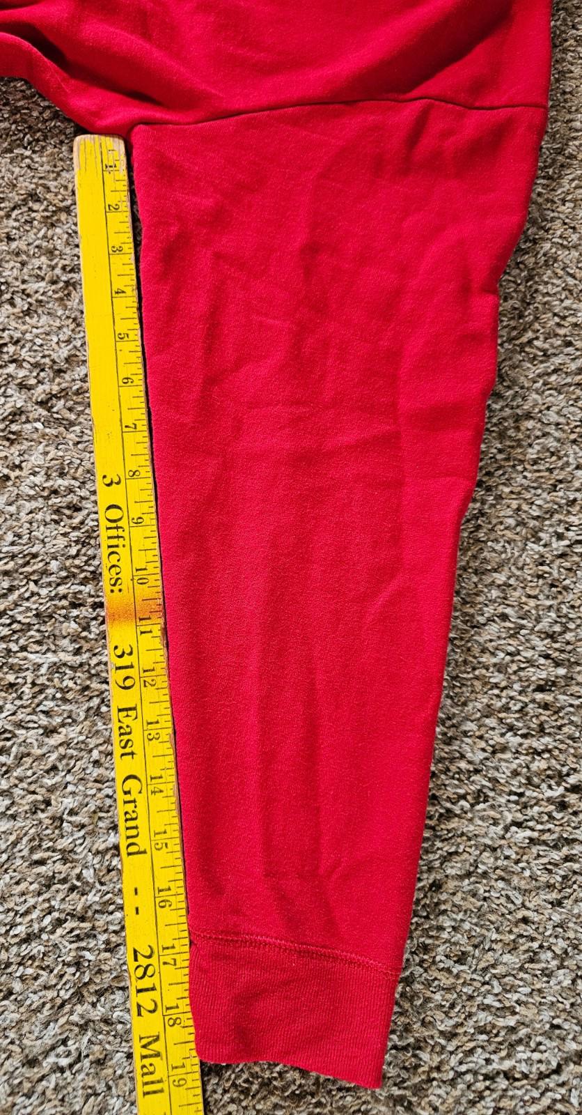 hanes softsweats ecosmart Open Face Sweater homemade WISCONSIN BADGERS 2XL