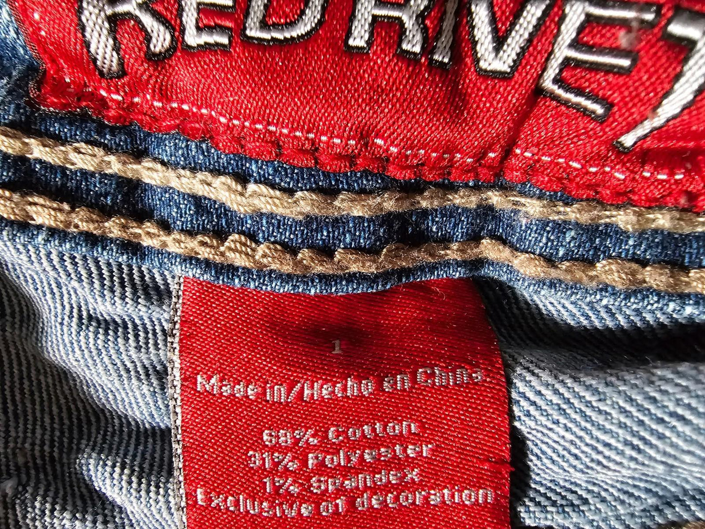 Red Rivet Juniors Denim Cuffed Shorts Sz 1 Distressed Bling