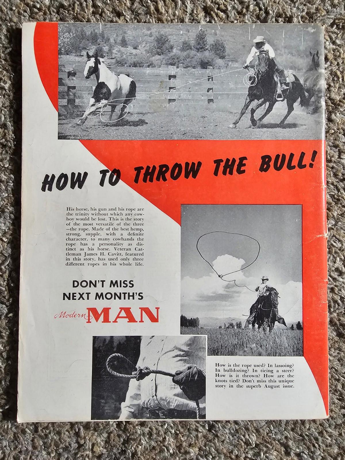 Modern Man July 1952 Magazine Special Anniversary Issue