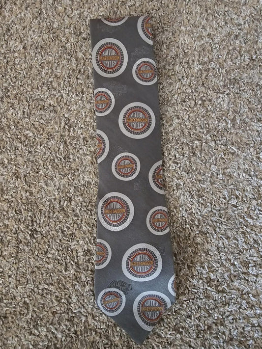 RM STYLE Ralph Marlin Harley Davidson Motor Cycles tie