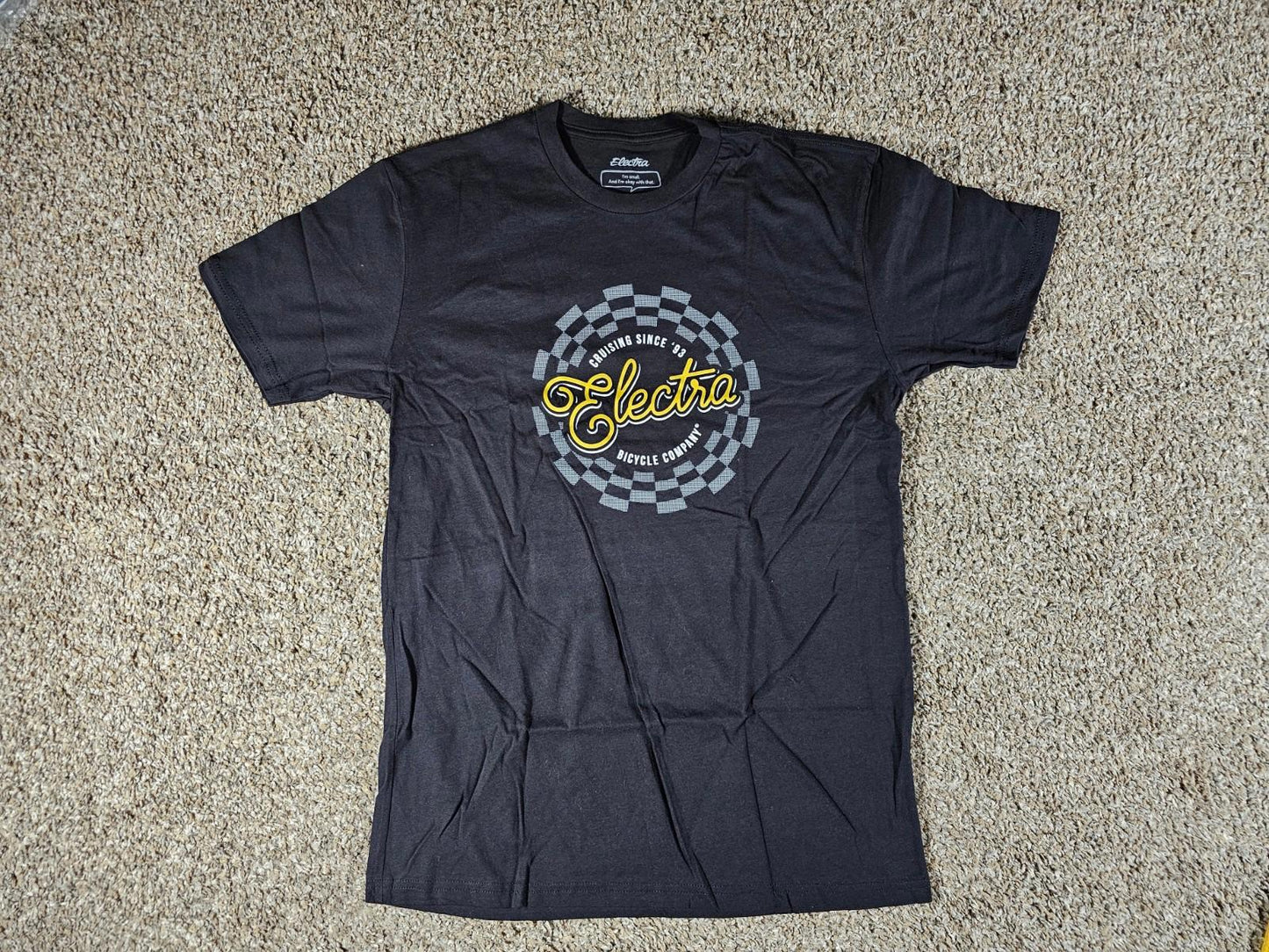 electra bicycle company mens S T-shirt Black NEW