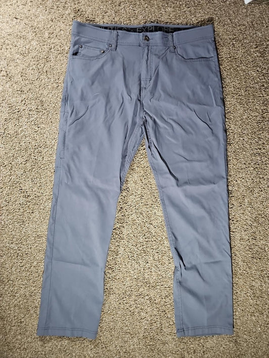 Gerry 38x32 Outdoor Hiking Pants Blue Gray Small Burn