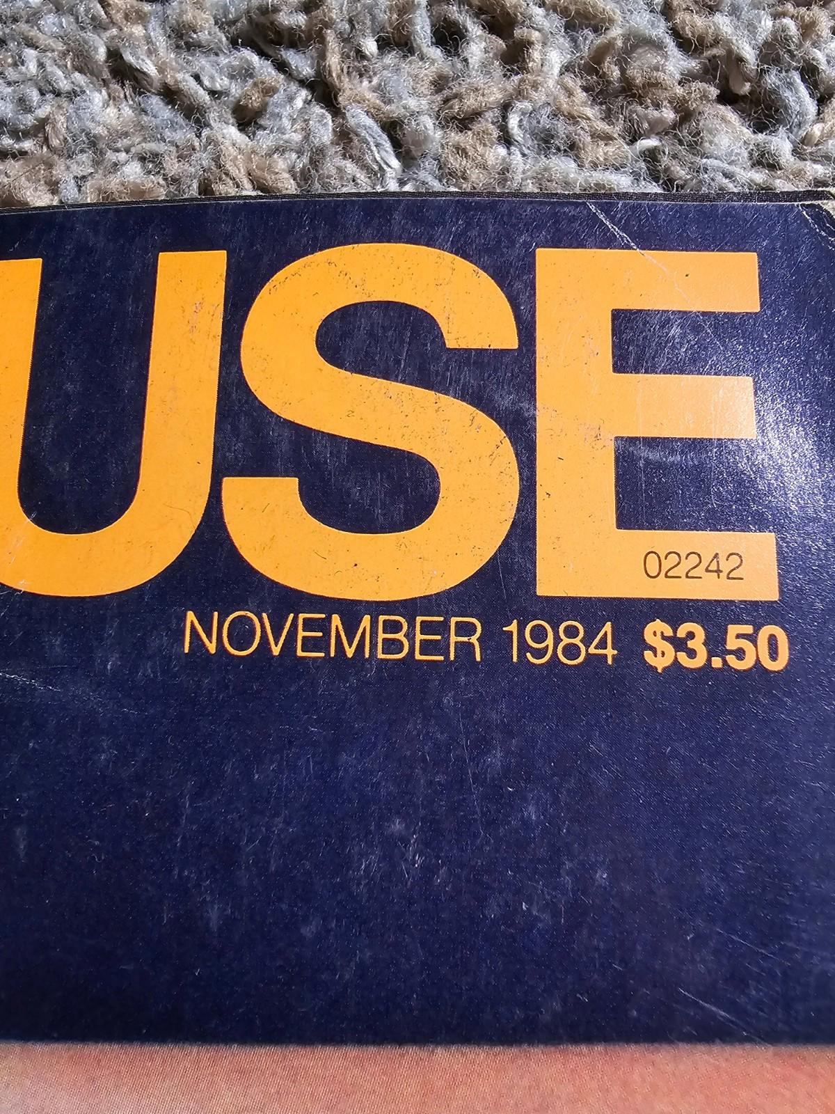 NOVEMBER 1984 PENTHOUSE MAGAZINE VINTAGE