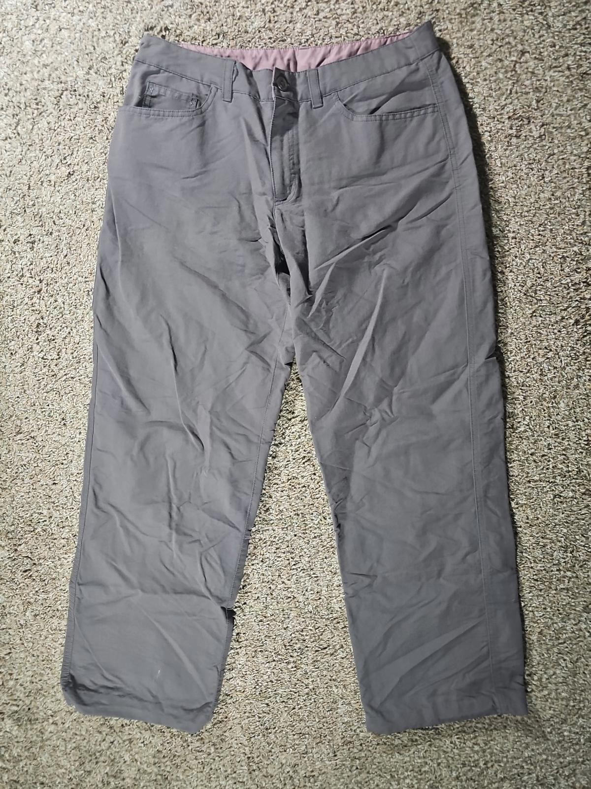 Isis Sz 10 Nylon Gray Outdoor Pants