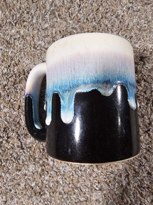 Handmade Coffee Cup 3D Drip Heavy Duty Feel Signed