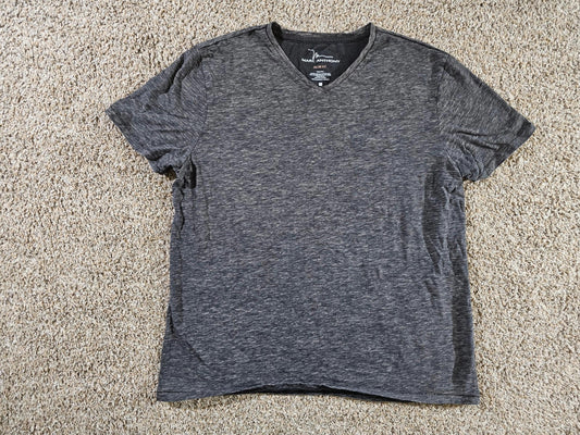 Men’s Marc Anthony V Neck T Shirt Slim Fit Soft Gray XL