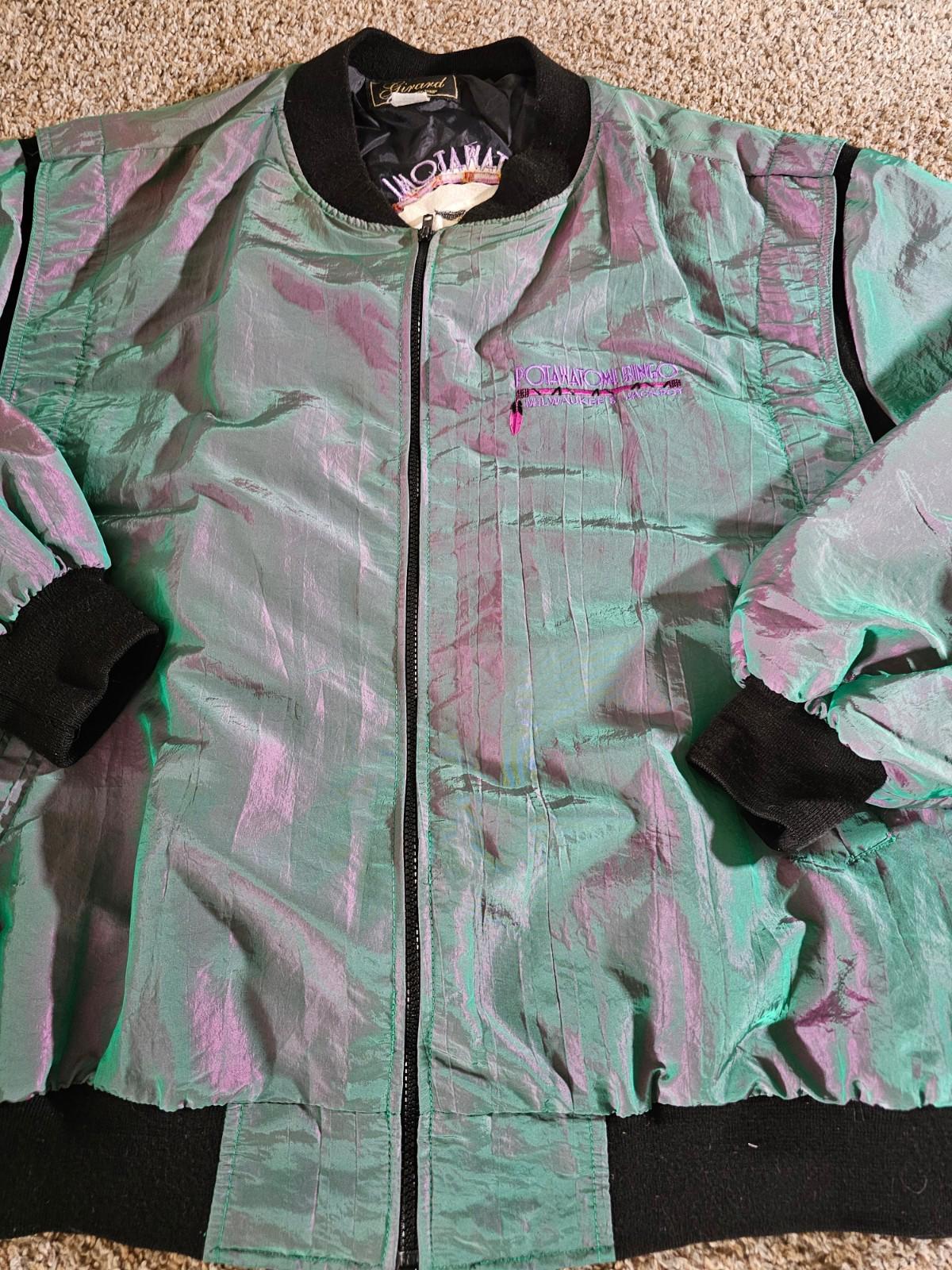 Potawatomi Casino Keepers of the Fire iridescent Girard jacket XXXL
