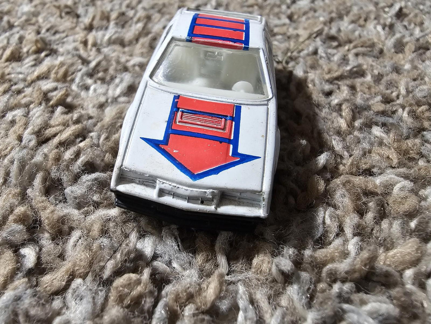 Welly Dodge Daytona Plymouth Die Cast White Vintage Turbo