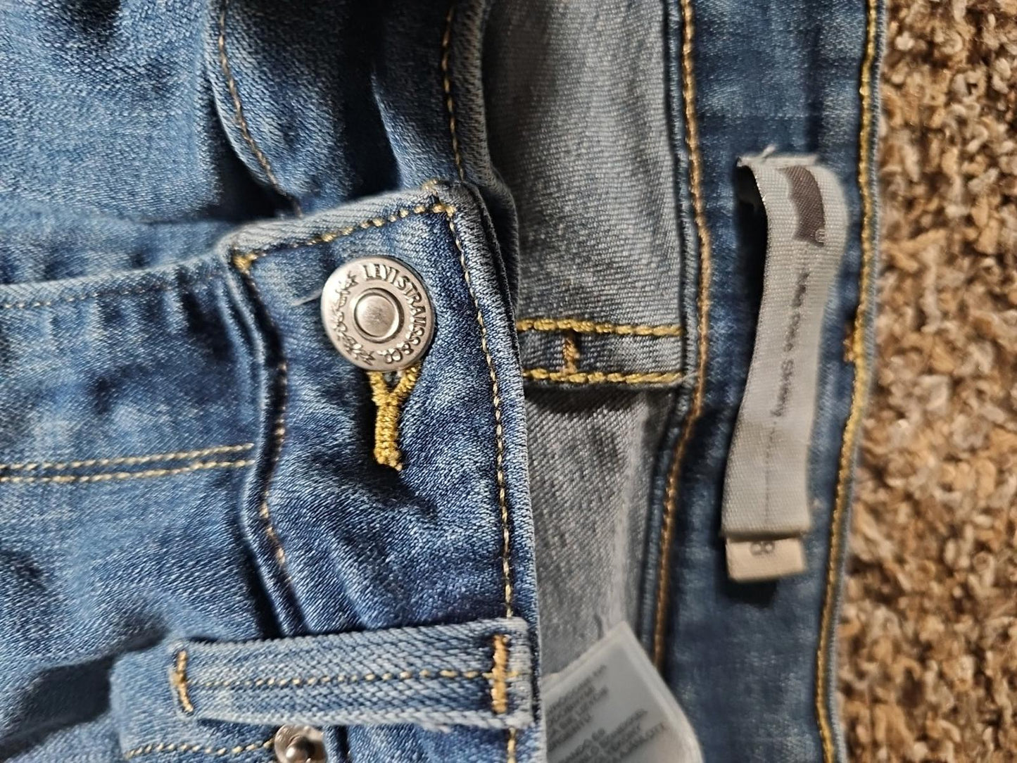 Levis Midrise Skinny Sz 8M (Tag 29x32) 29x29 Jeans
