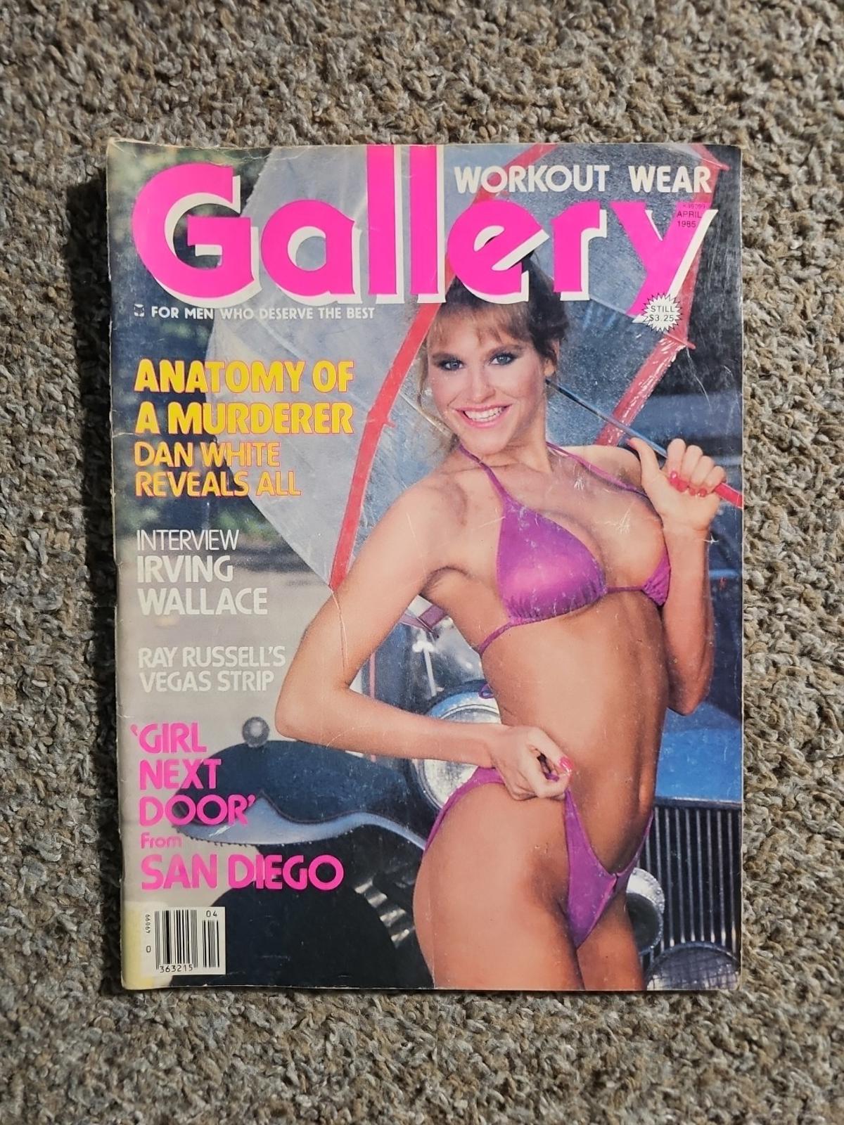 gallery workout wear magazine april 1985