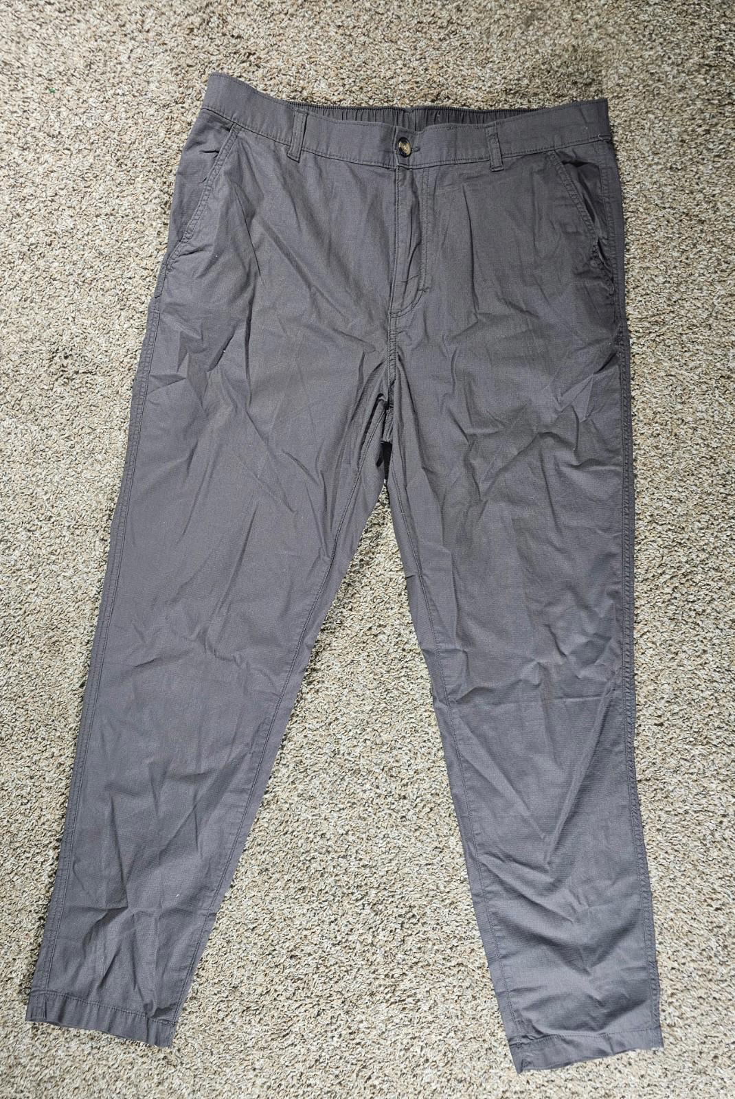 Eddie Bauer Ripstop Hiking Pants Men's 38x32 Gray