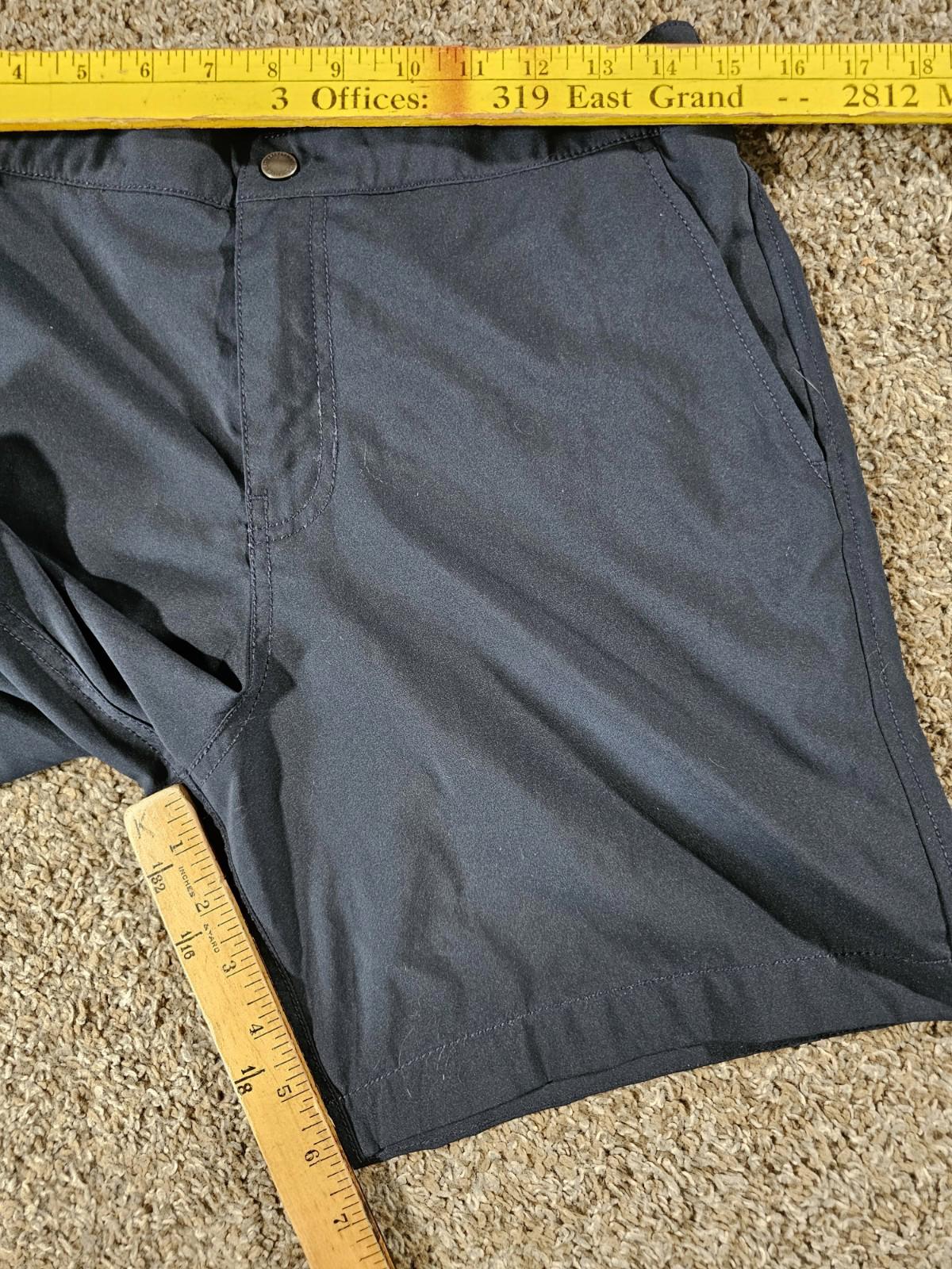 Abercrombie & Fitch Dock Shorts Mens Small Stretch Blue Swim