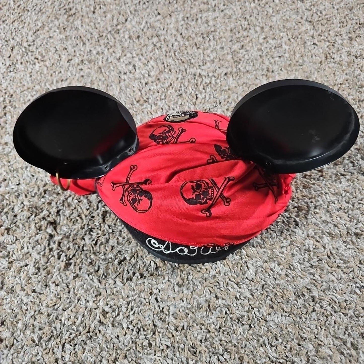 Disney Pirates Jack Sparrow Mickey Ears Hat Youth SARAH