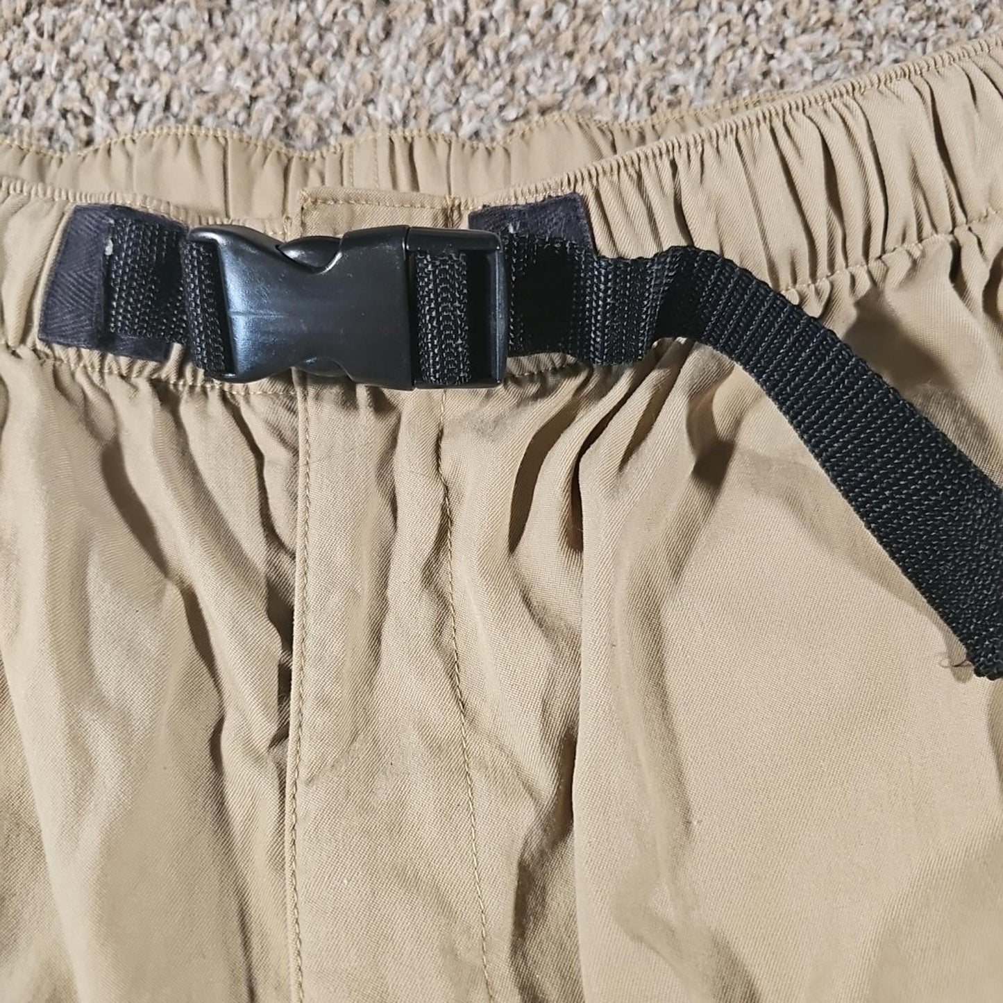 Eddie Bauer EarthTech L Nylon Belted Hiking Shorts