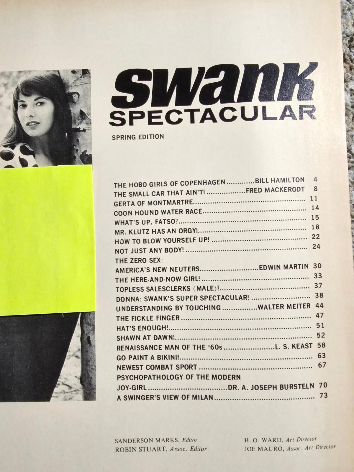 Swank Spectacular Magazine Spring Edition
