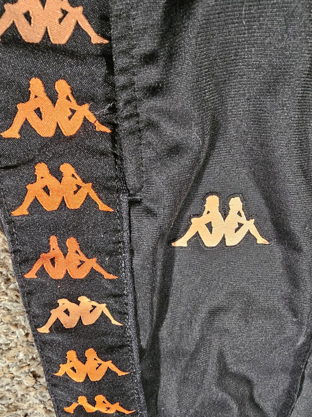 Kappa Back2back Women Logo Black Straight Fit Sweatpants M