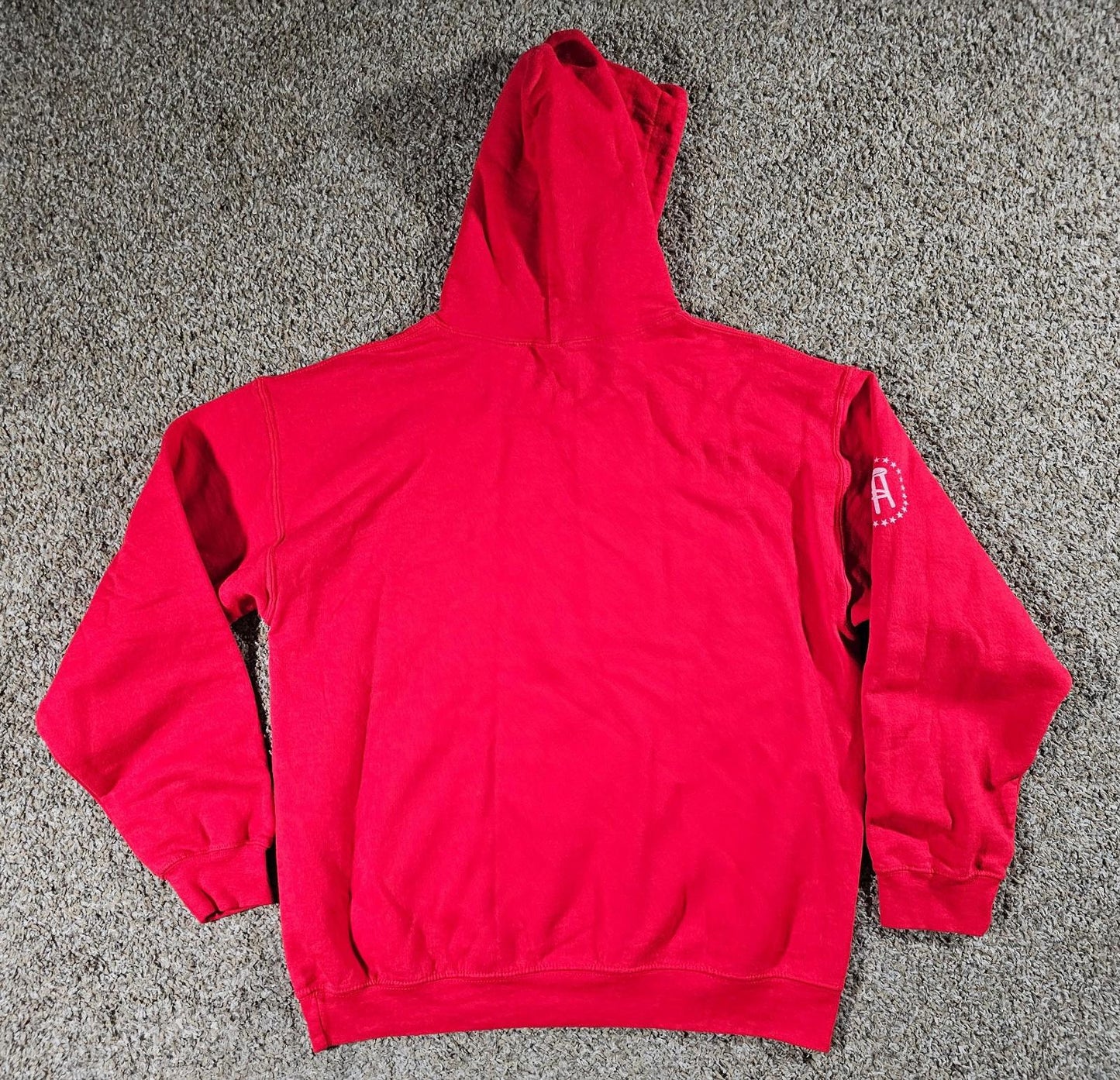 Barstool Sports CE3 Red Hoodie Gildan Heavy Sz M