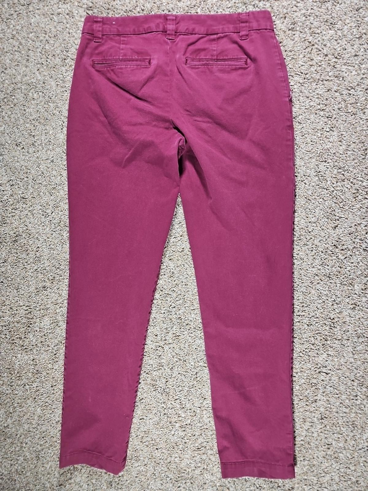 Broken-in Straight 04 Khakis By GAP Purple