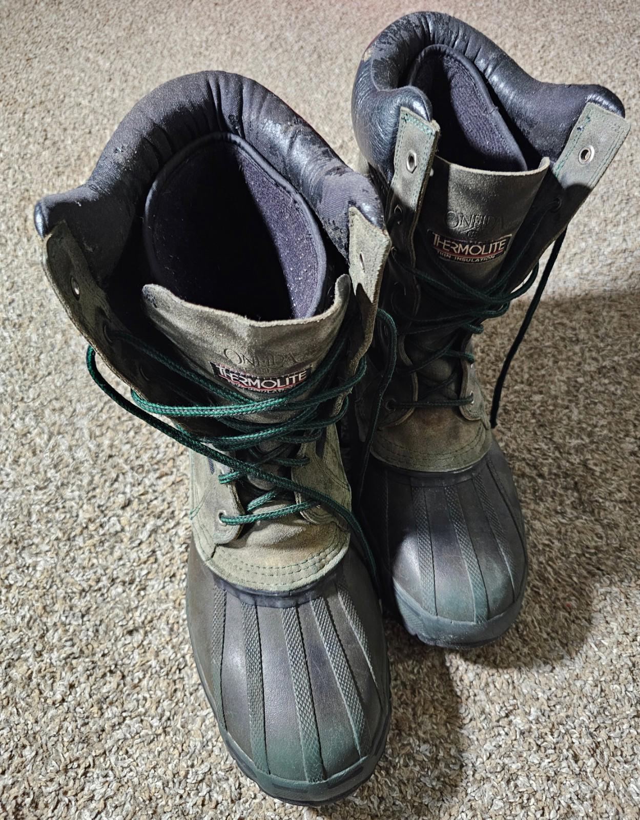 Oneida Red Ball Thermolite Insulated Winter Shank Boots 13