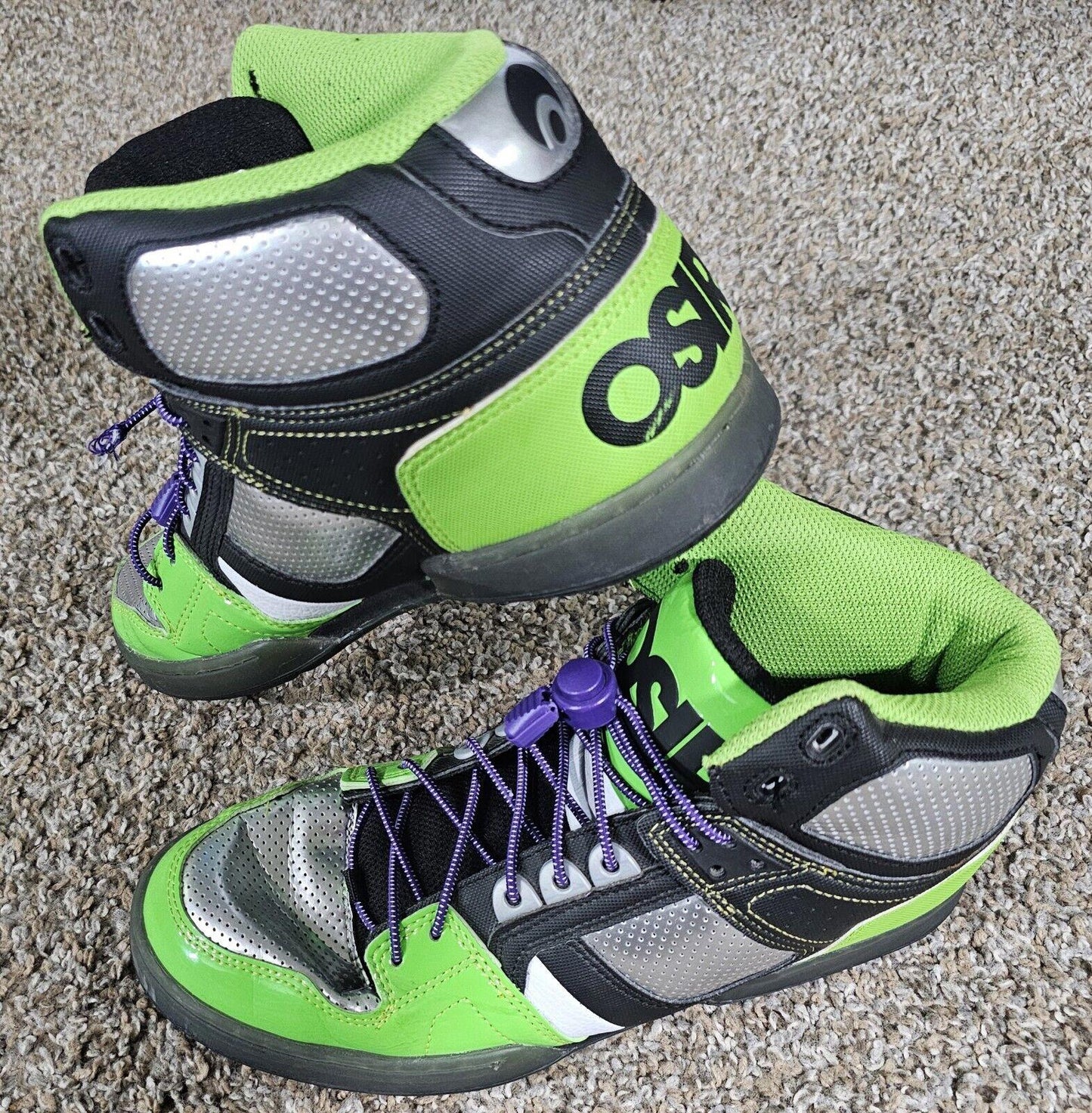 Osiris NYC 83 CHSP121 Size 8.5 Quick Lace Skateboard Shoes