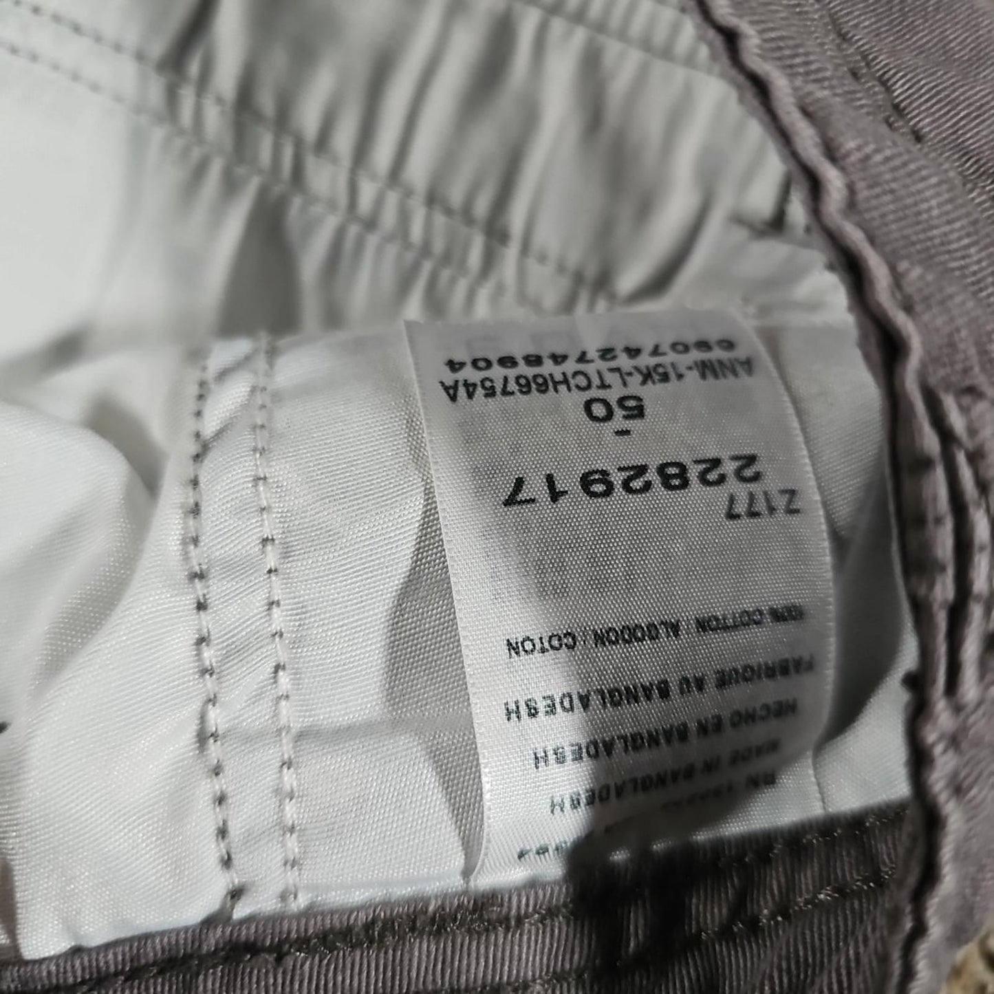 Lee Dungarees Cargo Shorts Sz 50 Gray Utility Grunge