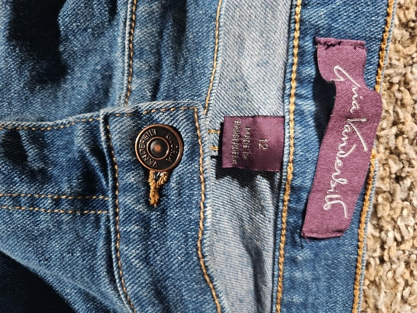Gloria Vanderbilt Sz 12 Boyfriend Jeans