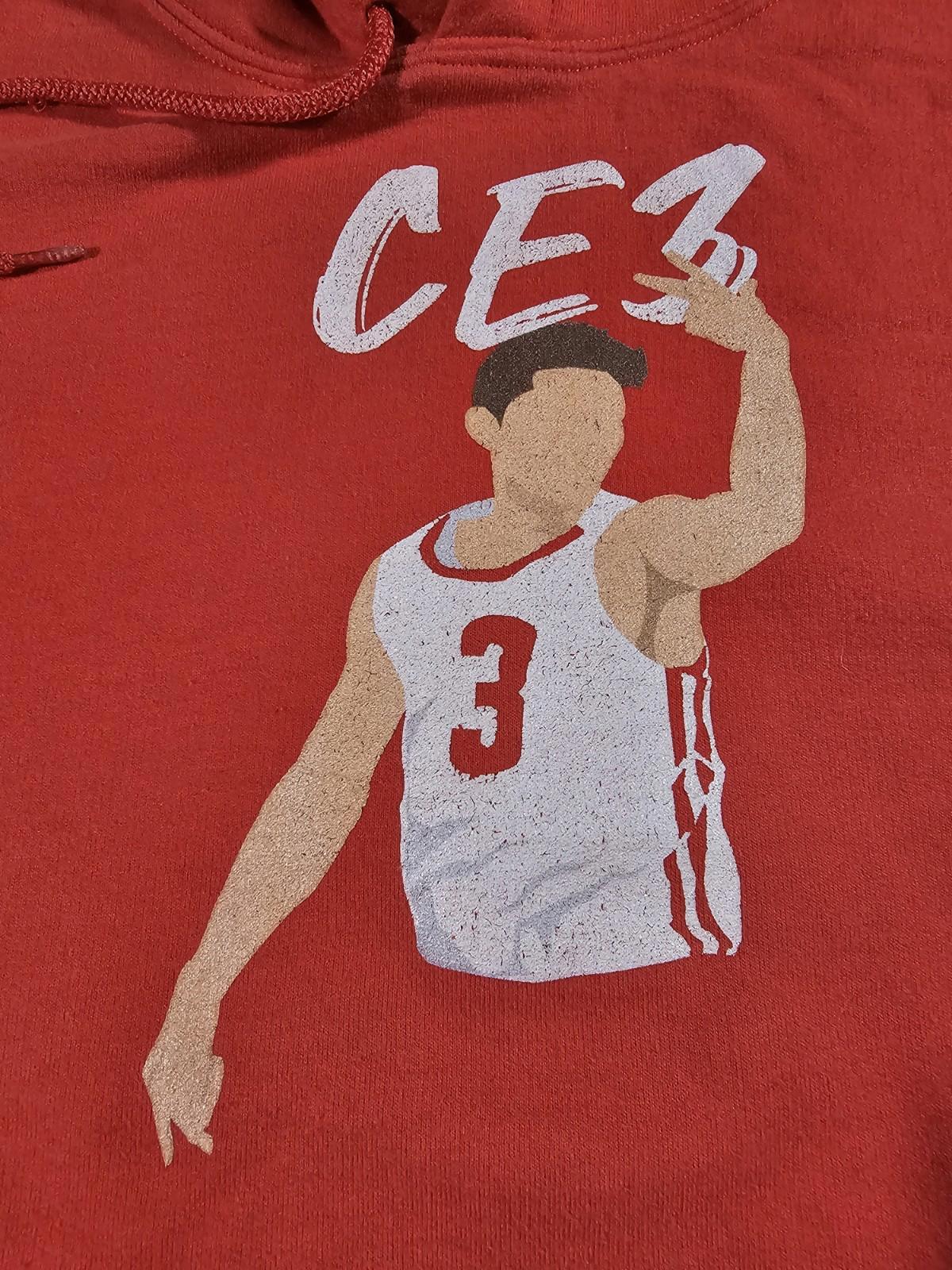 Barstool Sports CE3 Red Hoodie Gildan Heavy Sz M