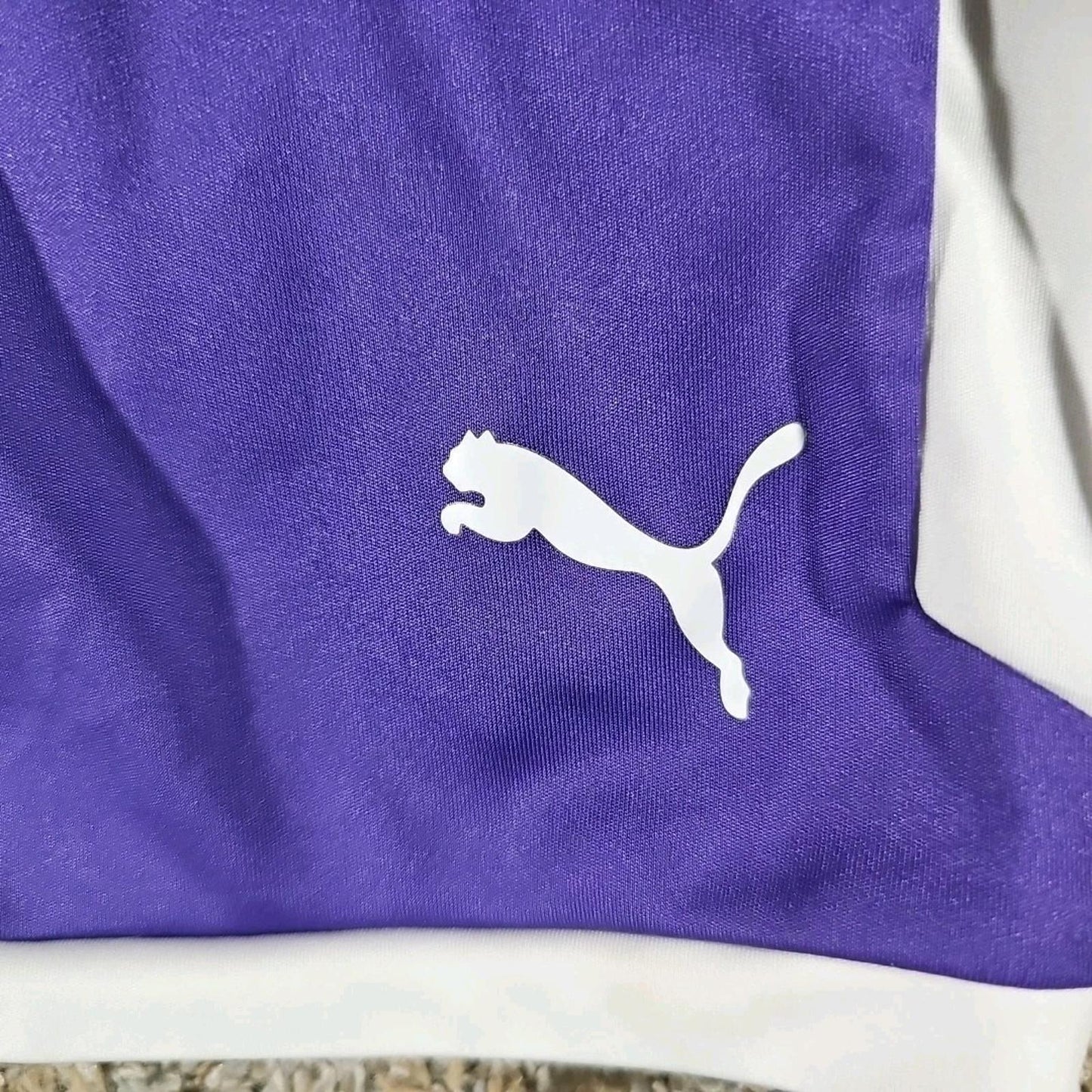 RUFC Puma Purple Soccer Shorts LG Girls UK 11-12Y
