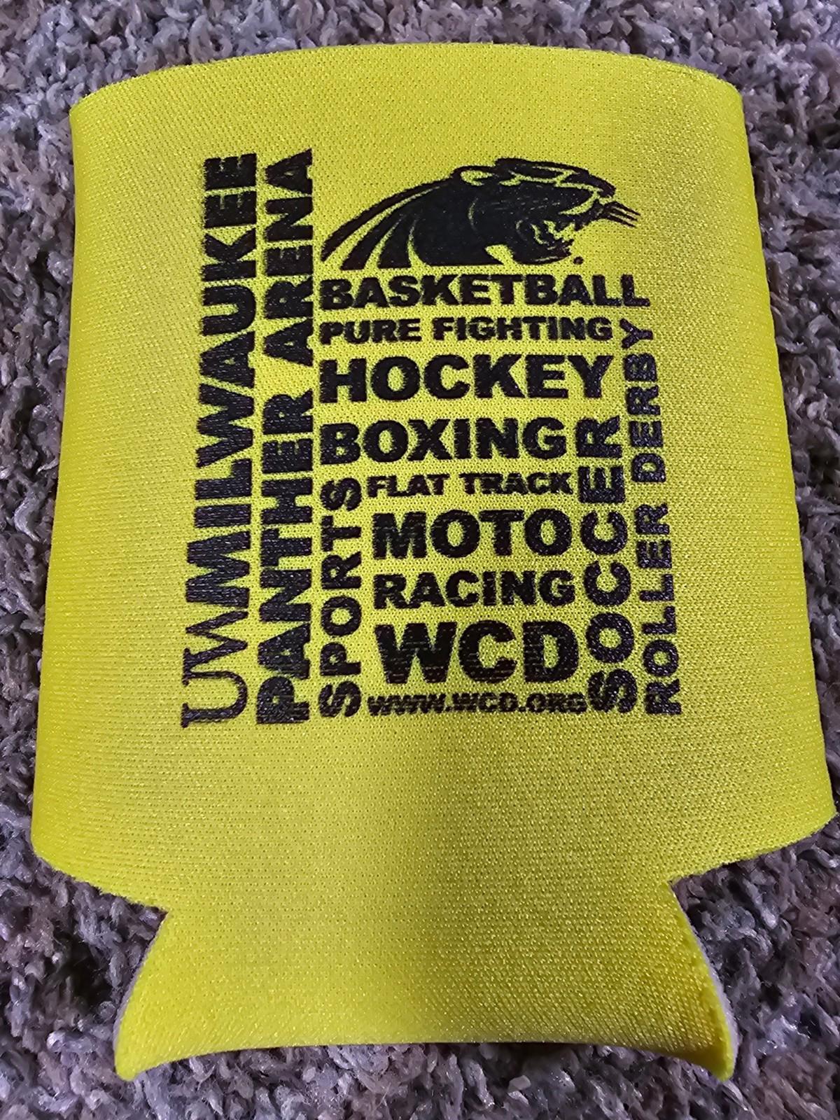 UW Milwaukee Panthers Can Koozie Yellow