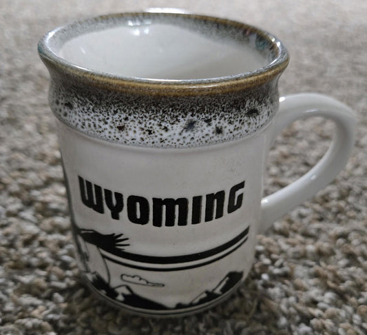 Vintage State Of Wyoming Coffee Mug