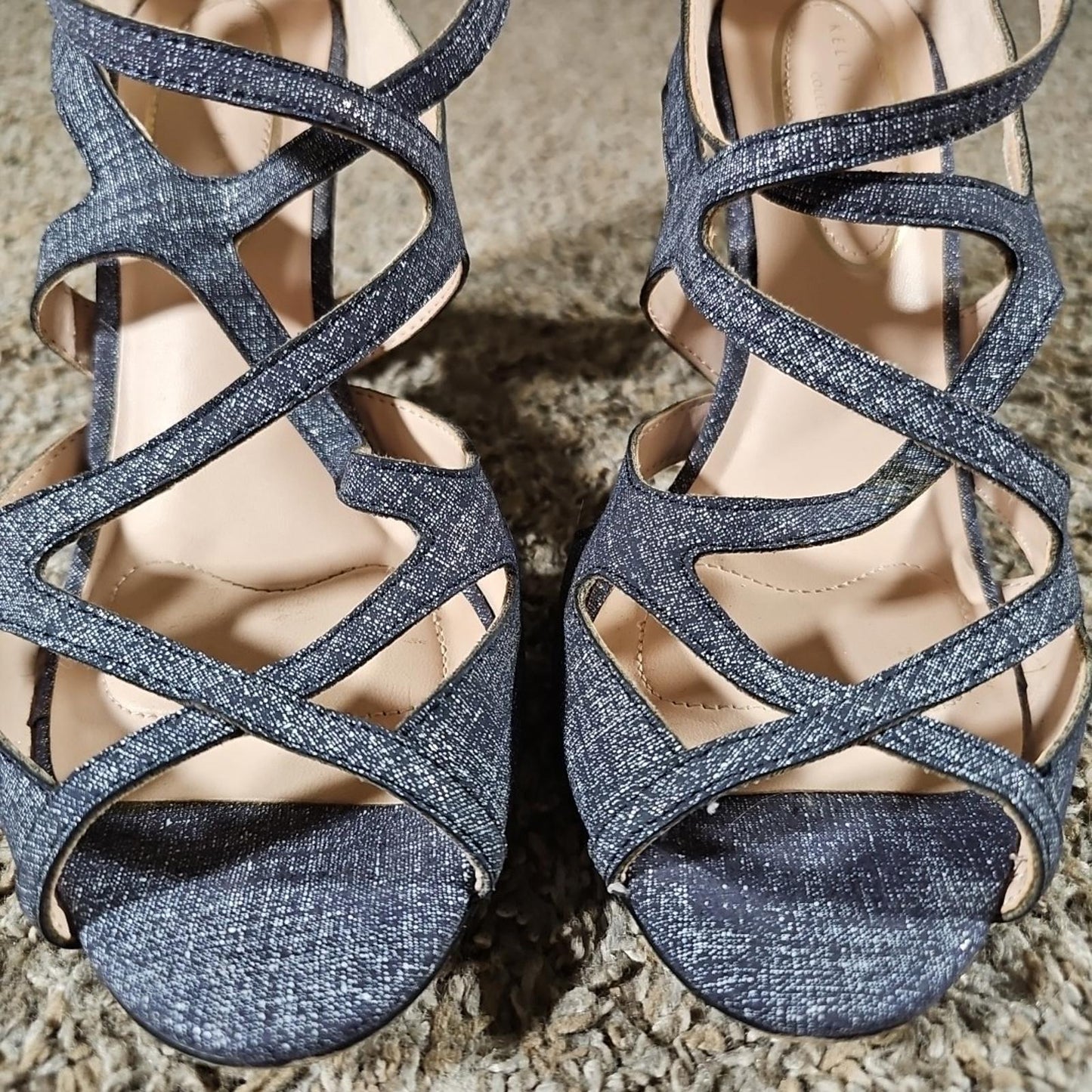 Kelly & Katie Collection Selidia Strap Heels US8 UK5.5