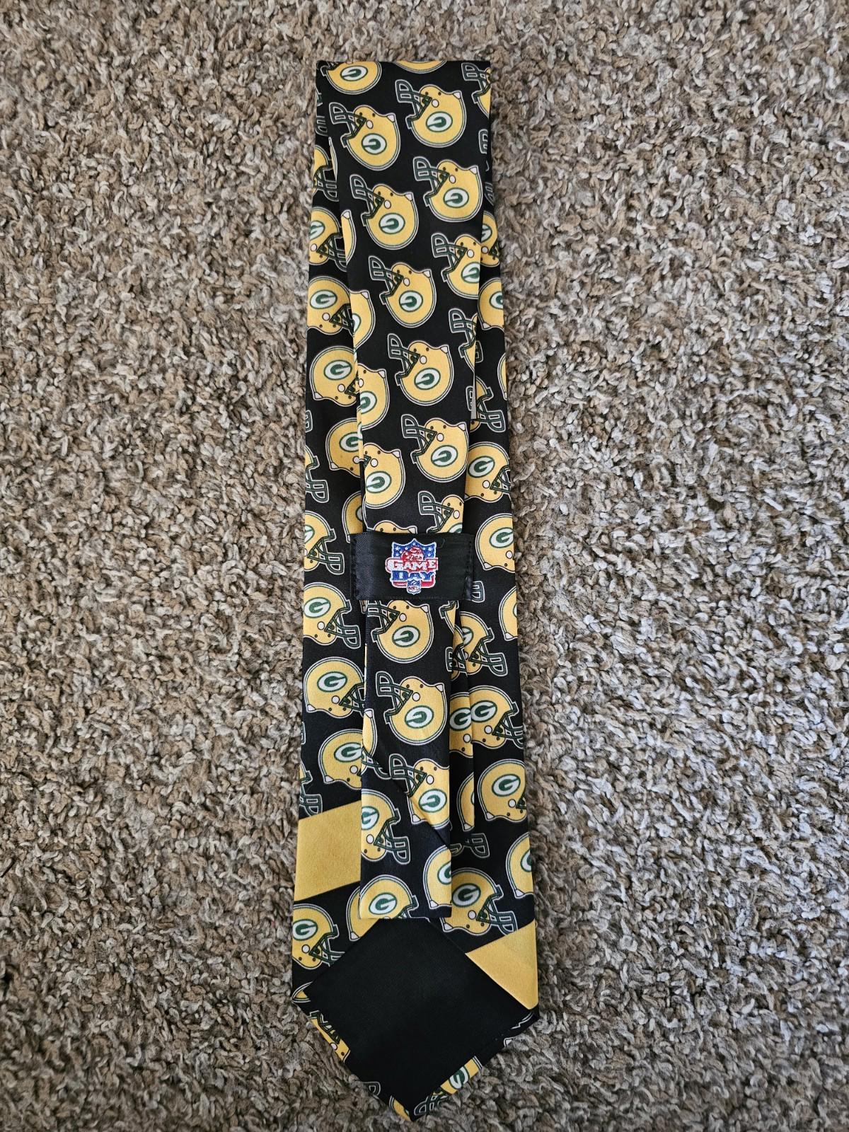 Vintage Green Bay Packers NFL Tie 1997 Ralph Marlin Stained