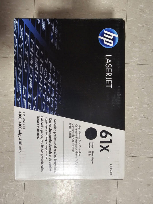 HP 61X Black C8061X Genuine High Capacity Toner Cartridge Laser Jet 4100/4101
