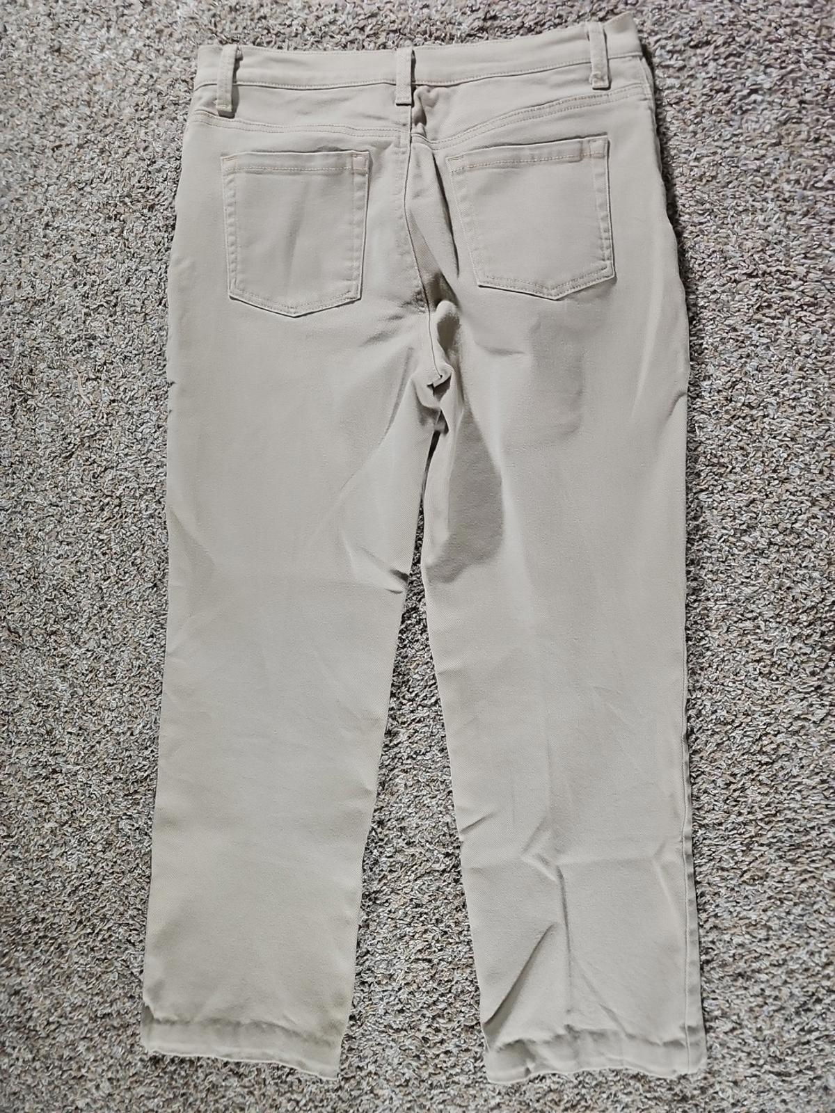 Gloria Vanderbilt Amanda Sz 10P Khaki Pants