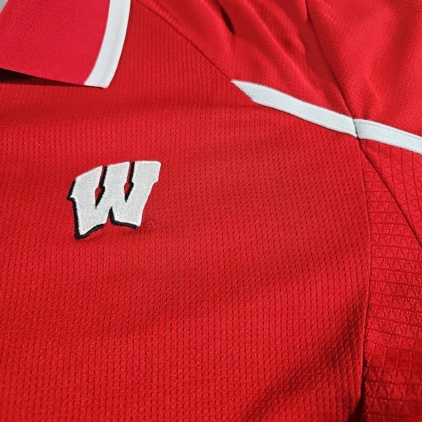 Adidas Climalite XL Wisconsin Badgers Polo