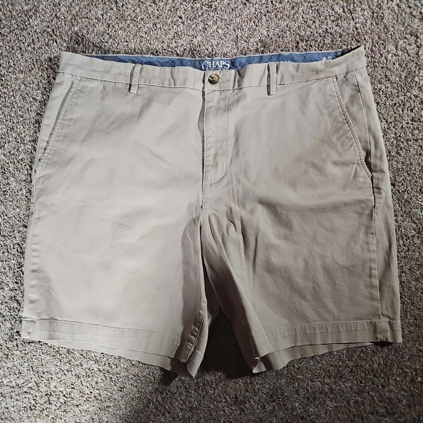 Chap's Coastland Wash Stretch 42x9 Khaki Shorts