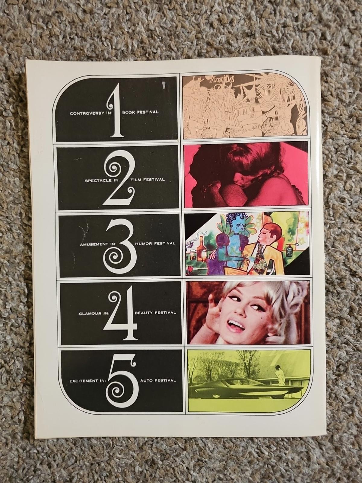 fling festival Mens Magazine special winter 1968 program