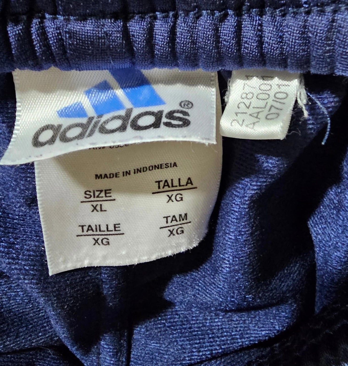 Adidas pants mens XL VINTAGE break away snap sides tear away