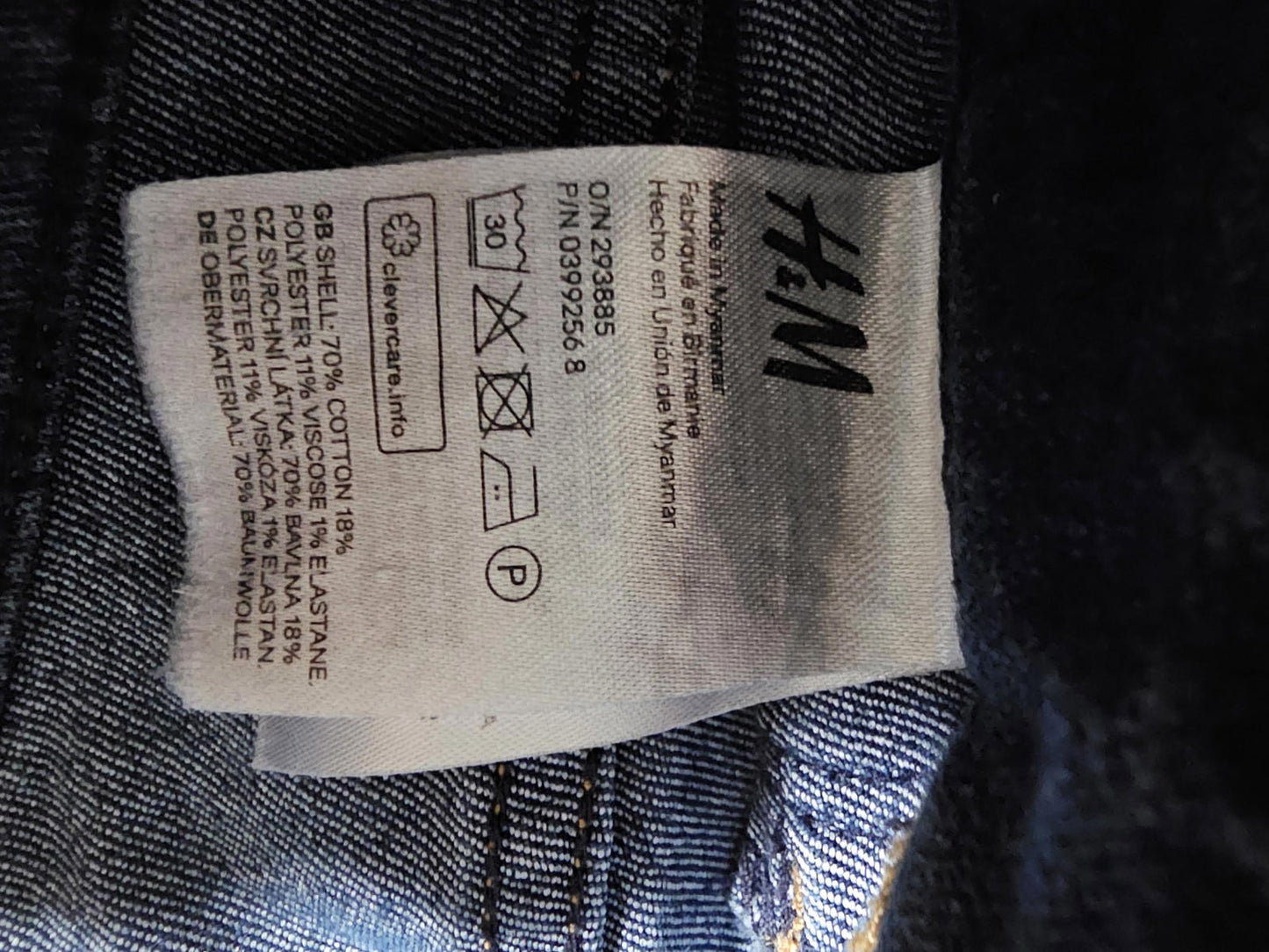 &Denim by H&M Women Slim Jeans Size 30 Skinny Ankle