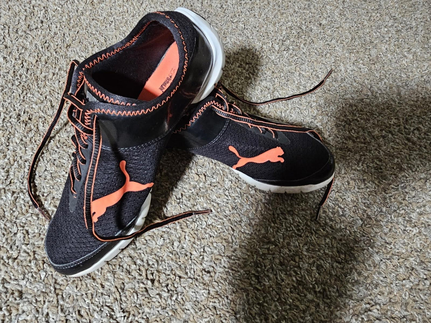 puma future cat super LT 30457914 shoes Black Womens 7.5