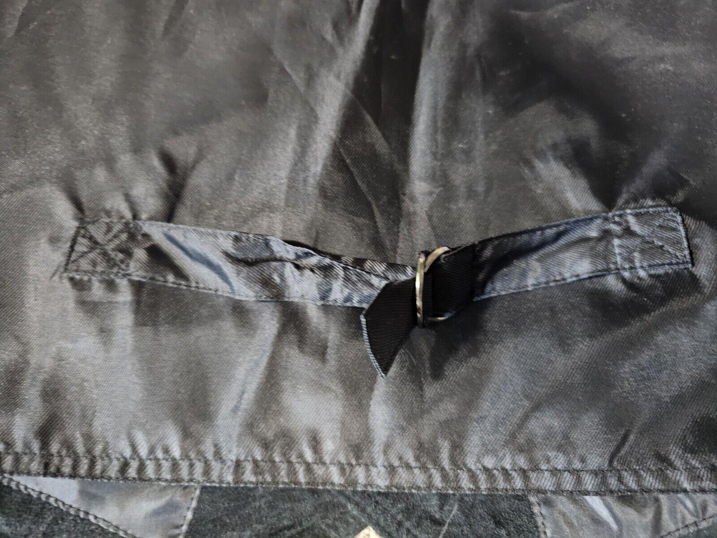 Wilsons The Leather Experts Men L Black Suede Leather Button