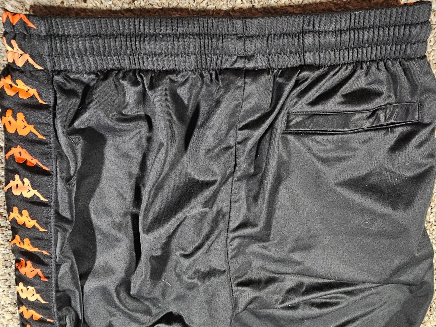 Kappa Back2back Women Logo Black Straight Fit Sweatpants M